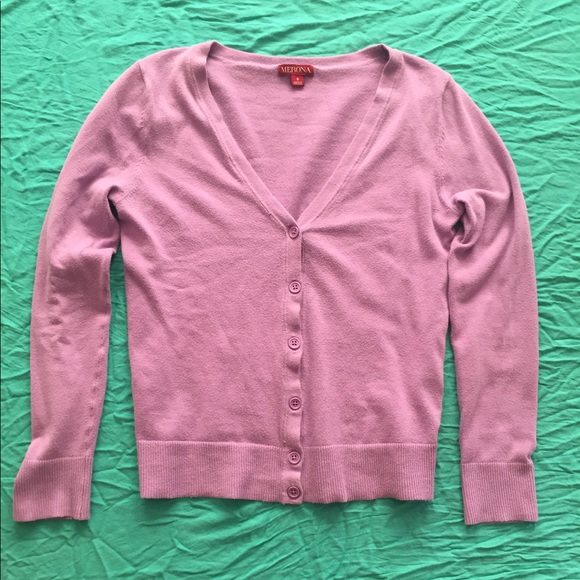 H&M Sweaters - DONATED!! Two cardigans size medium grey and lilac purple